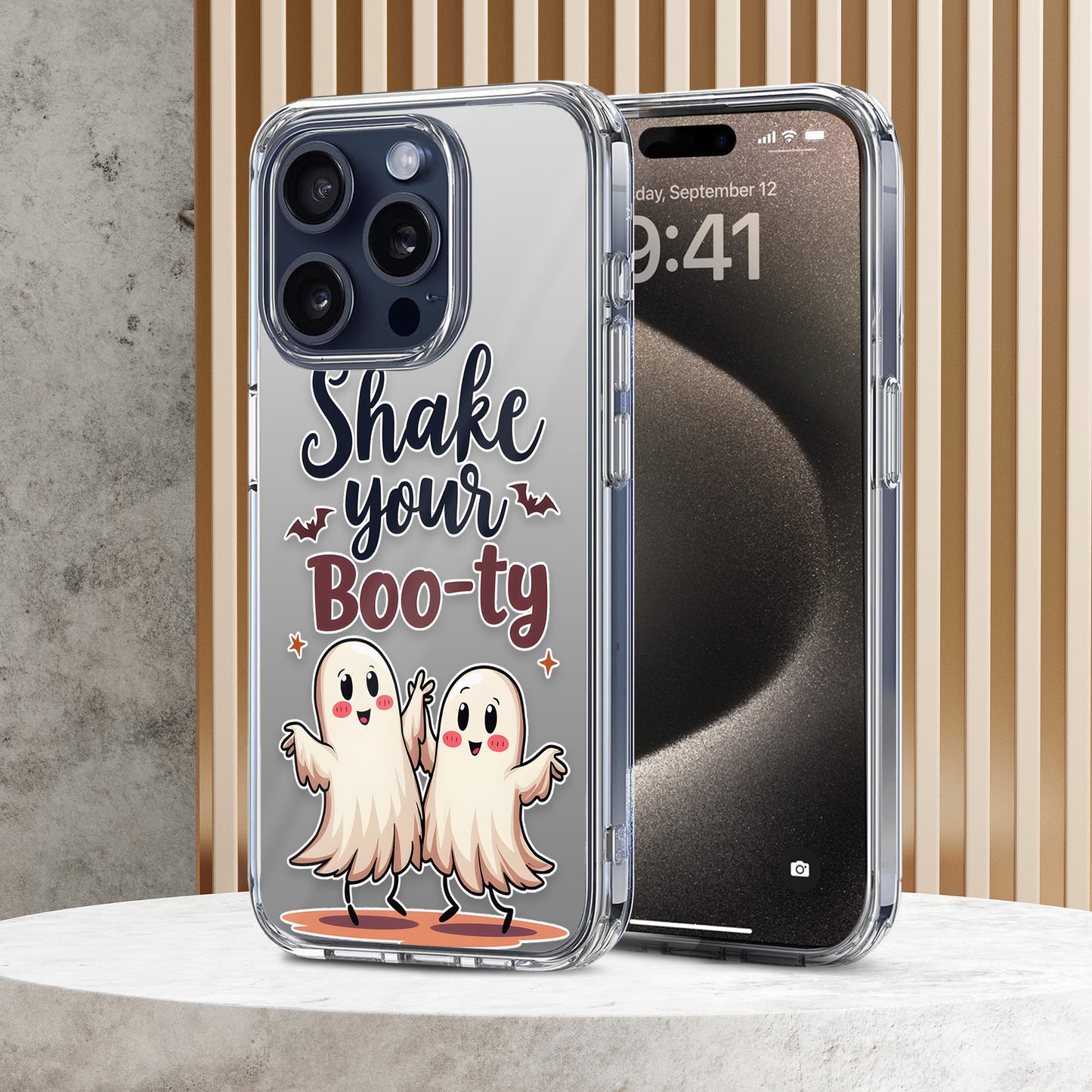 Shake Your Boo-ty TPU Clear Phone Case for iPhone & Samsung Phones