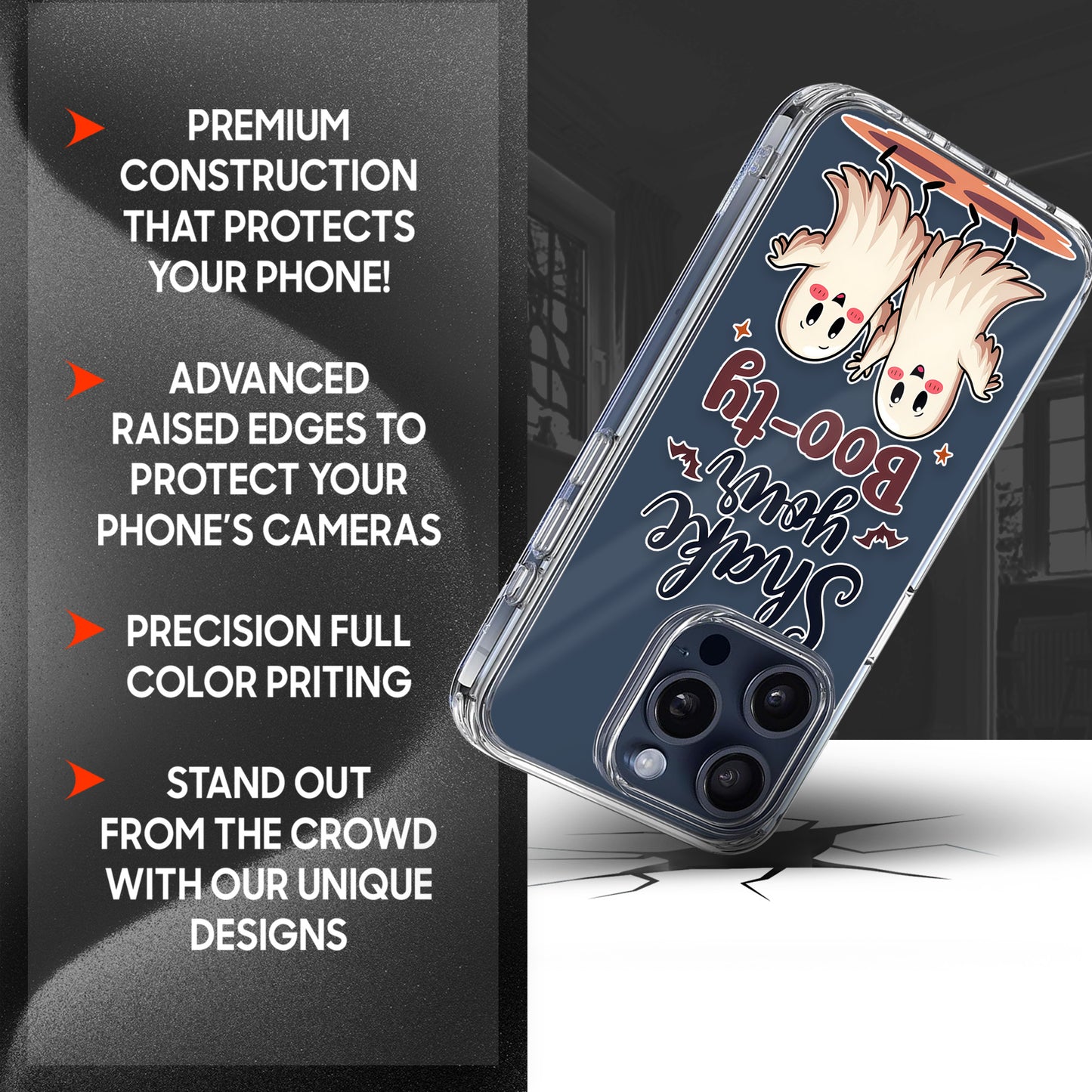 Shake Your Boo-ty TPU Clear Phone Case for iPhone & Samsung Phones