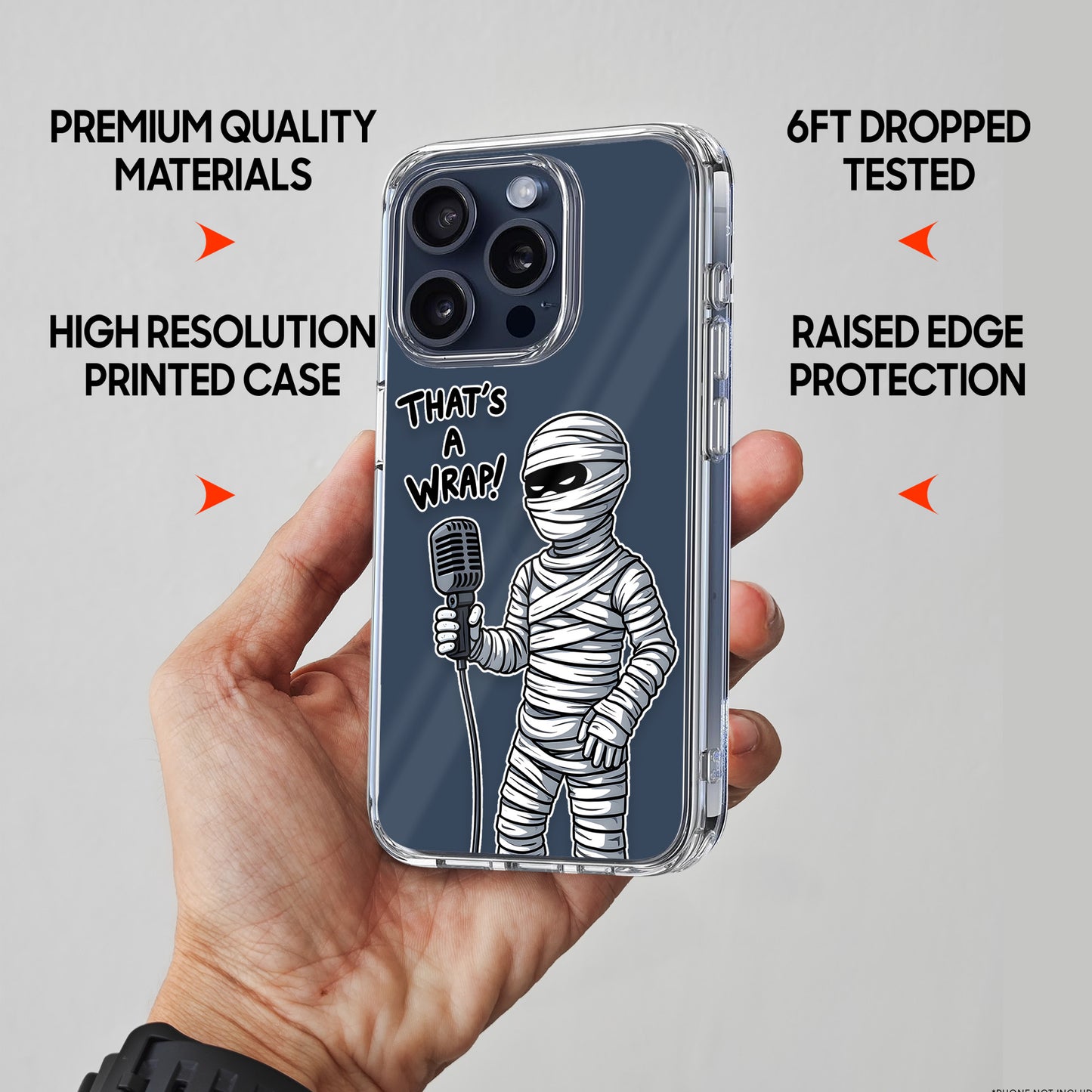 That's a Wrap TPU Clear Phone Case for iPhone & Samsung Phones