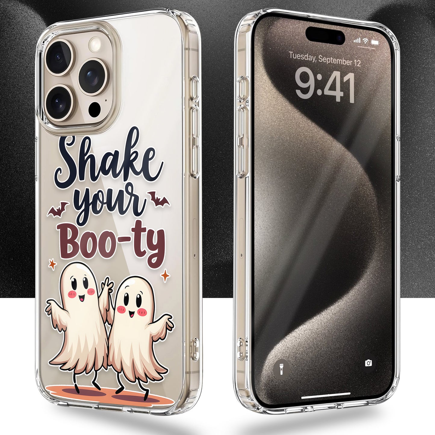 Shake Your Boo-ty TPU Clear Phone Case for iPhone & Samsung Phones