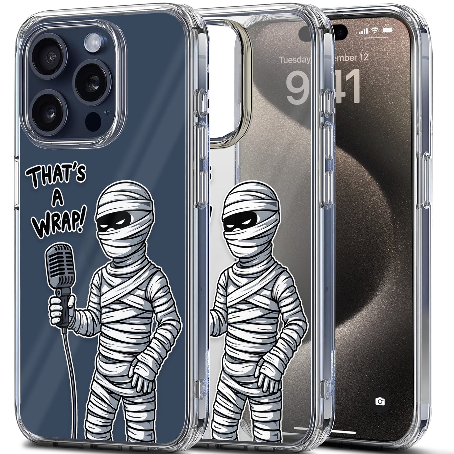 That's a Wrap TPU Clear Phone Case for iPhone & Samsung Phones