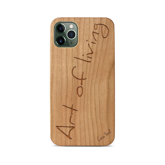 Art Of Living Wooden Laser Engraved Phone Case