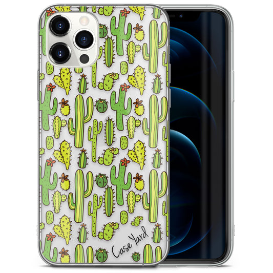 Cactus TPU Clear Phone Case for iPhone & Samsung Phones