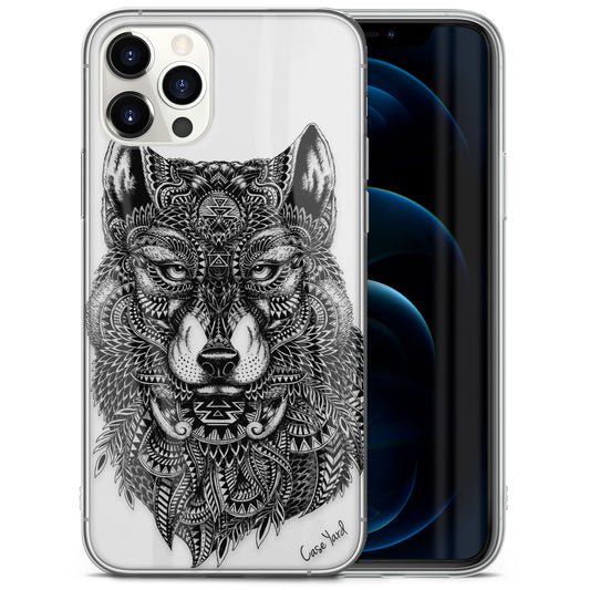 Wolf TPU Clear Phone Case for iPhone & Samsung Phones