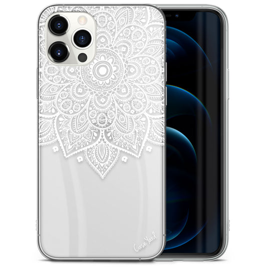 Lara Mandala TPU Clear Phone Case for iPhone & Samsung Phones