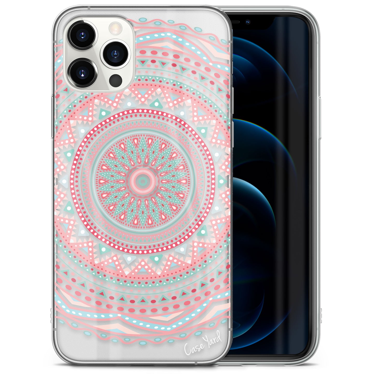 Anna Mandala TPU Clear Phone Case for iPhone & Samsung Phones