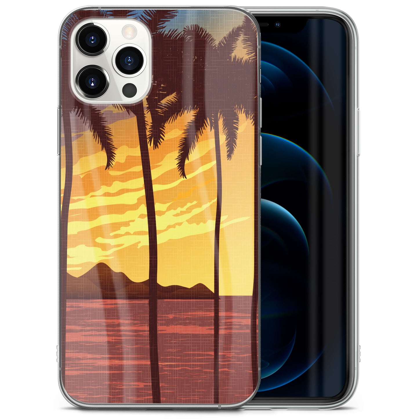 Hawaii TPU Clear Phone Case for iPhone & Samsung Phones
