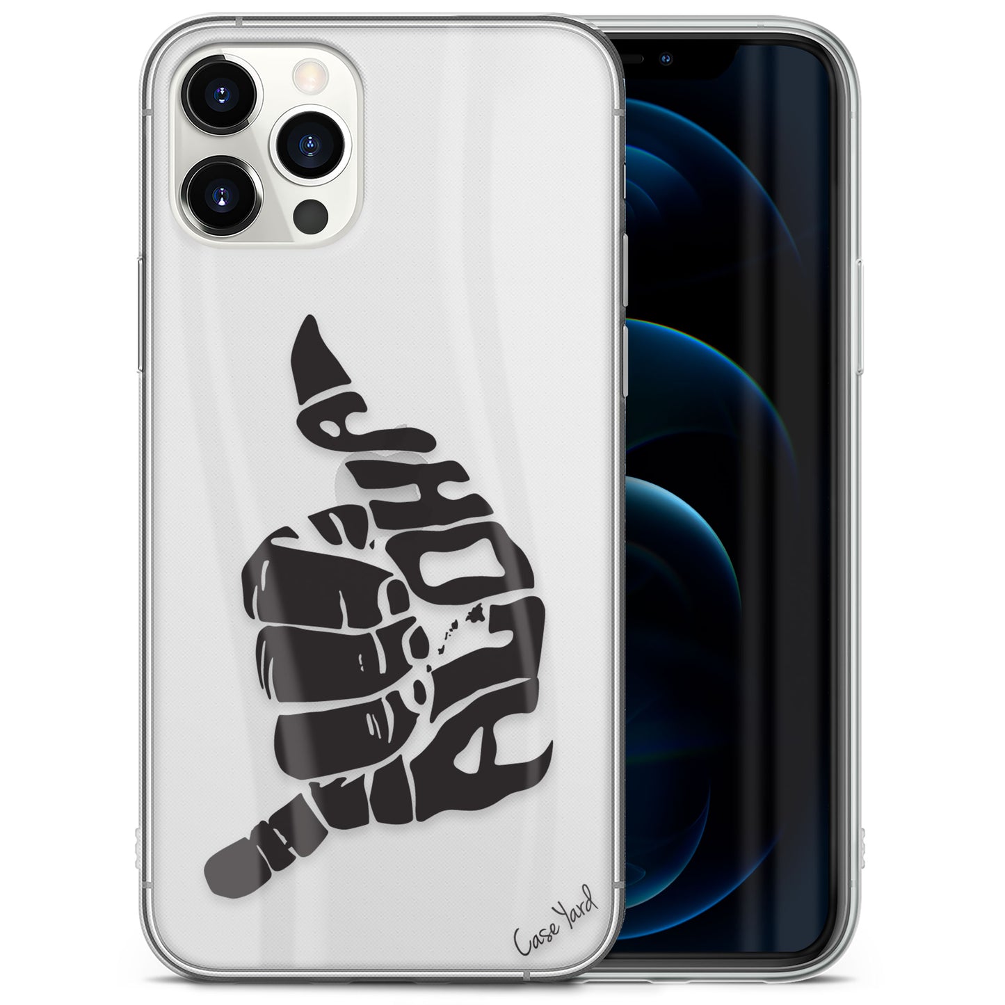 Aloha Shaka TPU Clear Phone Case for iPhone & Samsung Phones