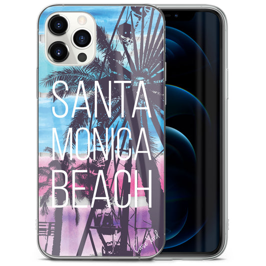 Santa Monica TPU Clear Phone Case for iPhone & Samsung Phones