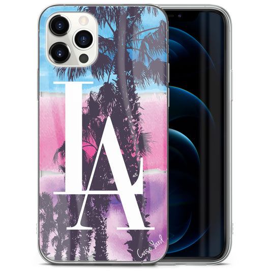 LA TPU Clear Phone Case for iPhone & Samsung Phones
