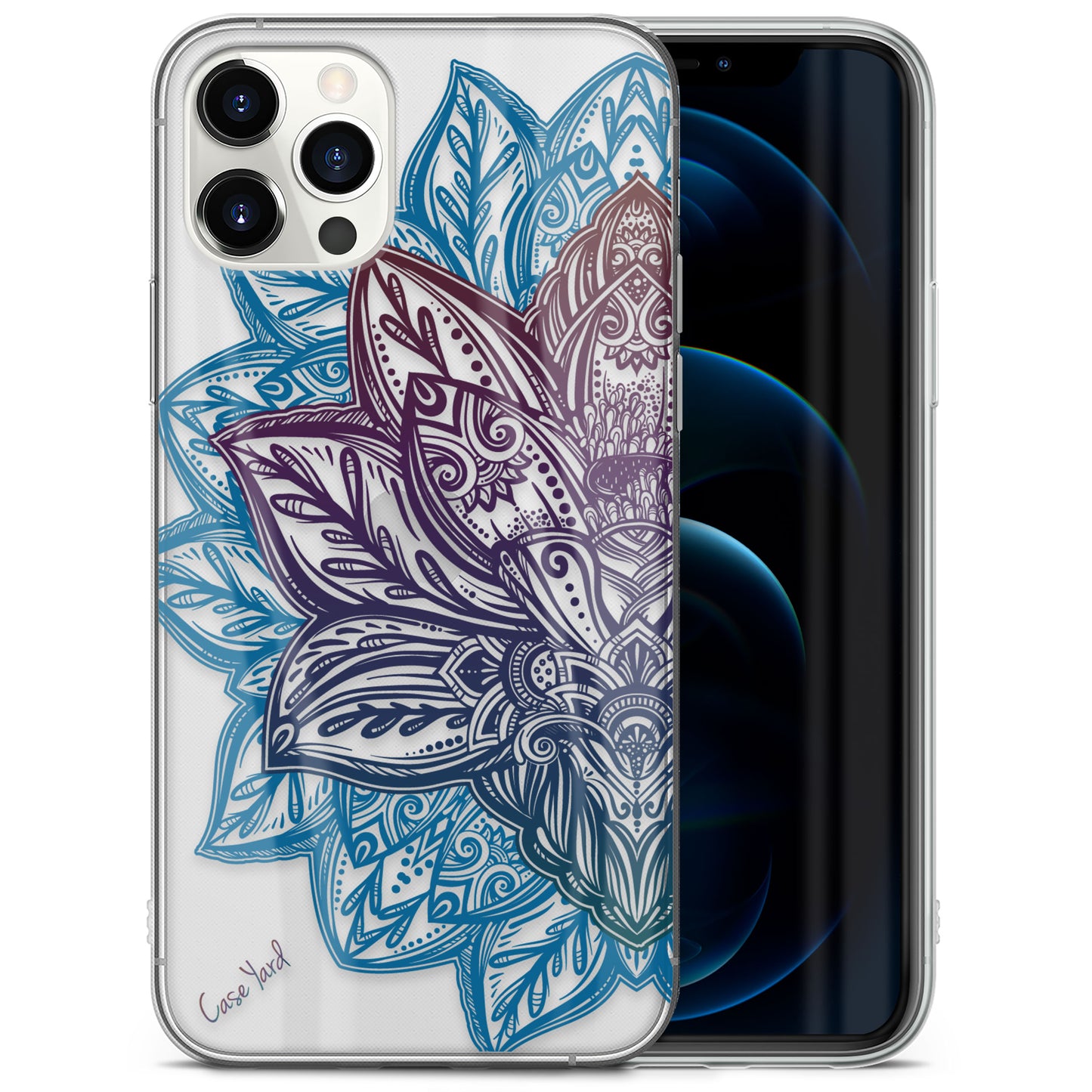 Astra Mandala TPU Clear Phone Case for iPhone & Samsung Phones