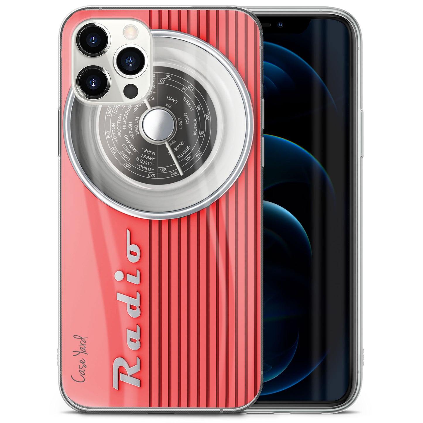 Radio TPU Clear Phone Case for iPhone & Samsung Phones