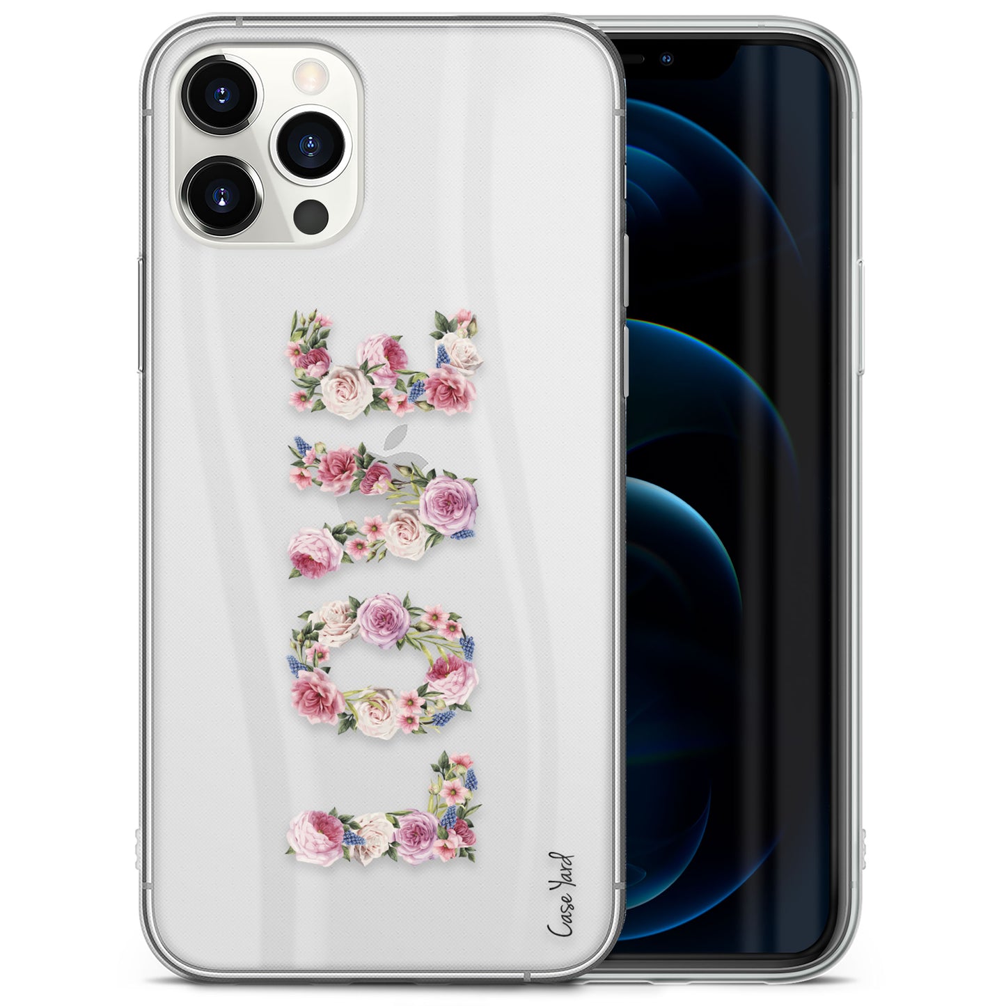 Love Flower TPU Clear Phone Case for iPhone & Samsung Phones