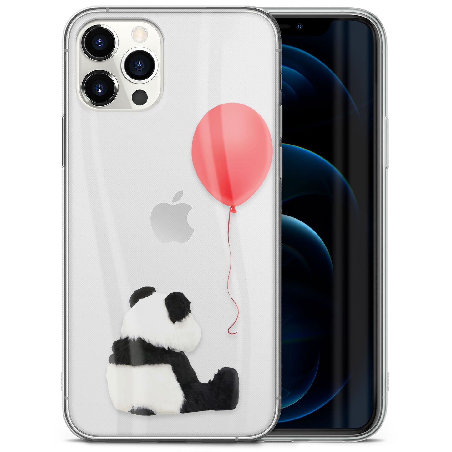 Sad Panda TPU Clear Phone Case for iPhone & Samsung Phones