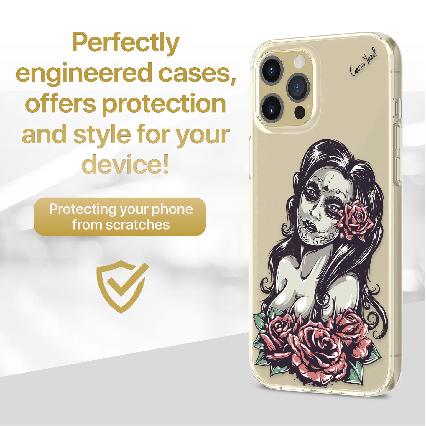 Chicas de los Muertos TPU Clear Phone Case for iPhone & Samsung Phones