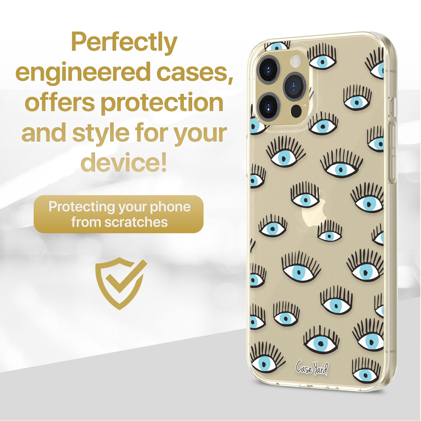 All Seeing Eyes TPU Clear Phone Case for iPhone & Samsung Phones