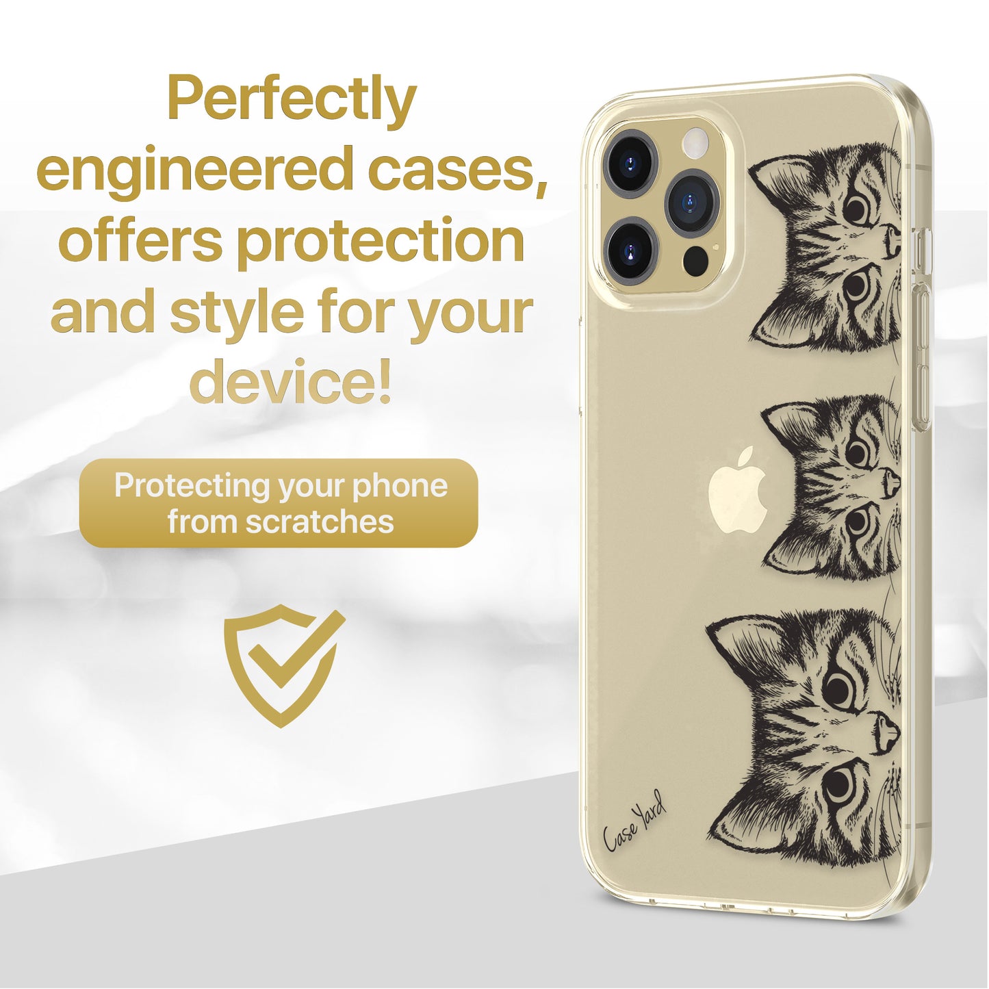 Kittens TPU Clear Phone Case for iPhone & Samsung Phones