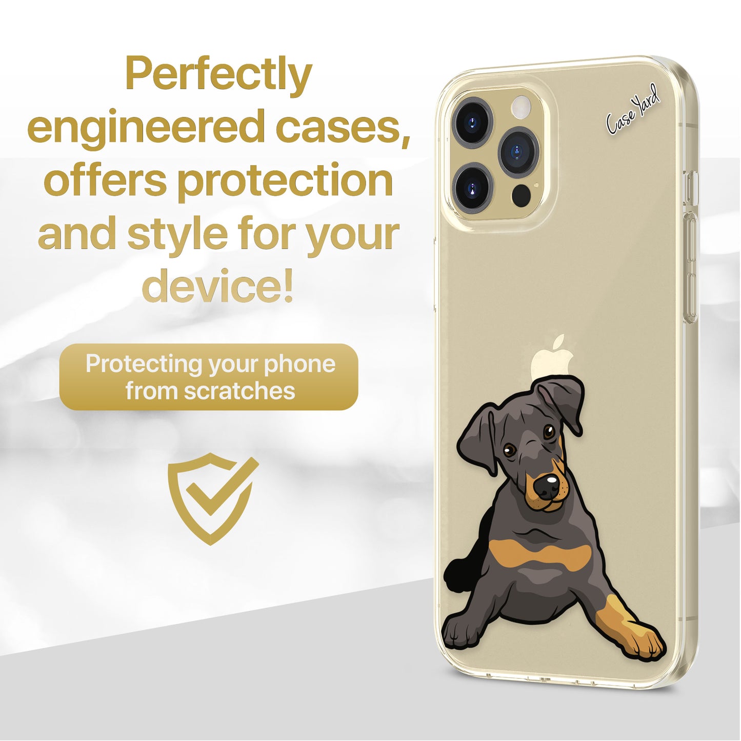 Pincher TPU Clear Phone Case for iPhone & Samsung Phones