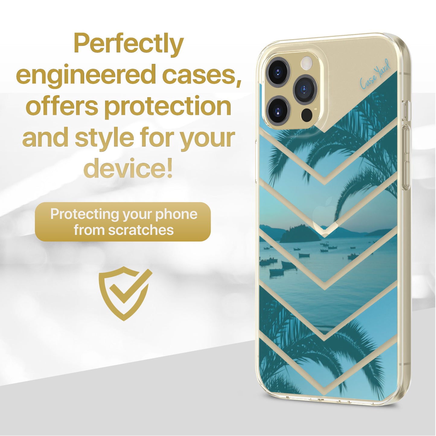 Paradise TPU Clear Phone Case for iPhone & Samsung Phones