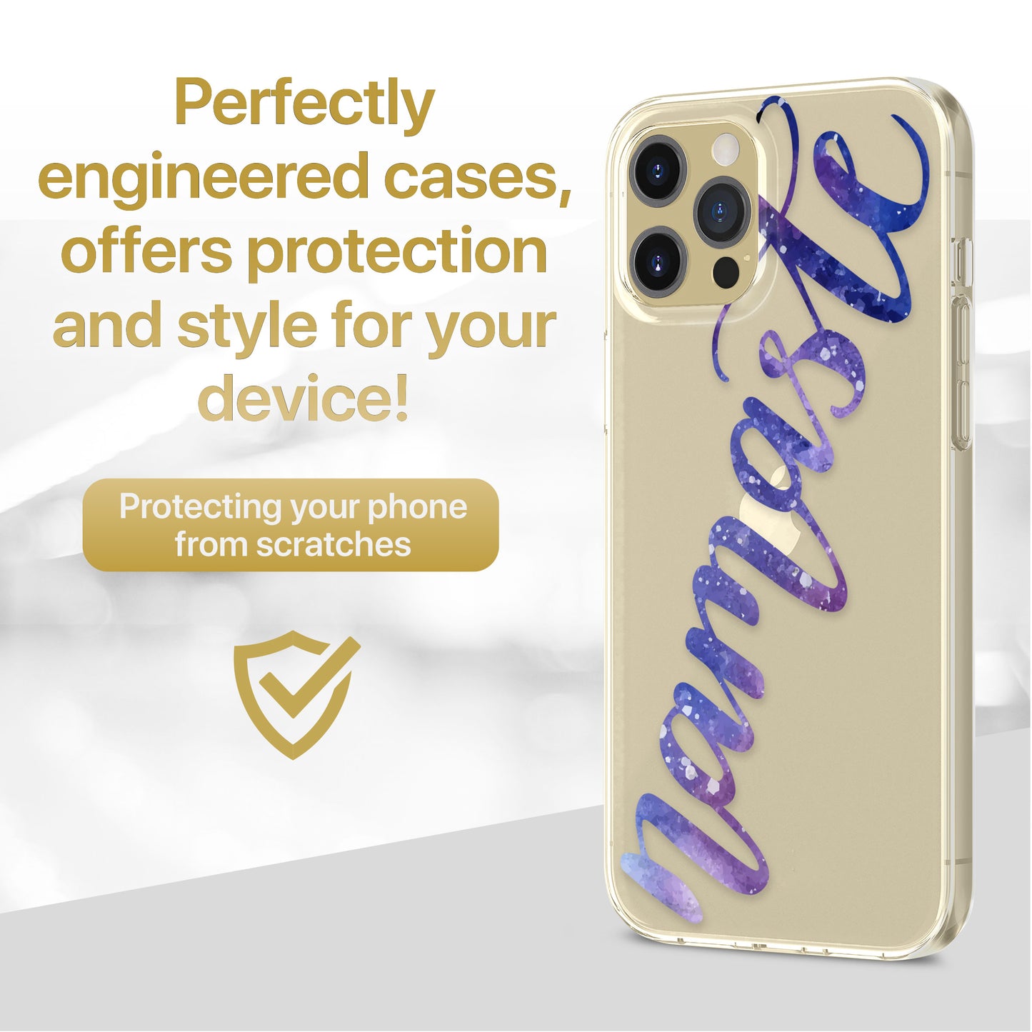 Namaste TPU Clear Phone Case for iPhone & Samsung Phones