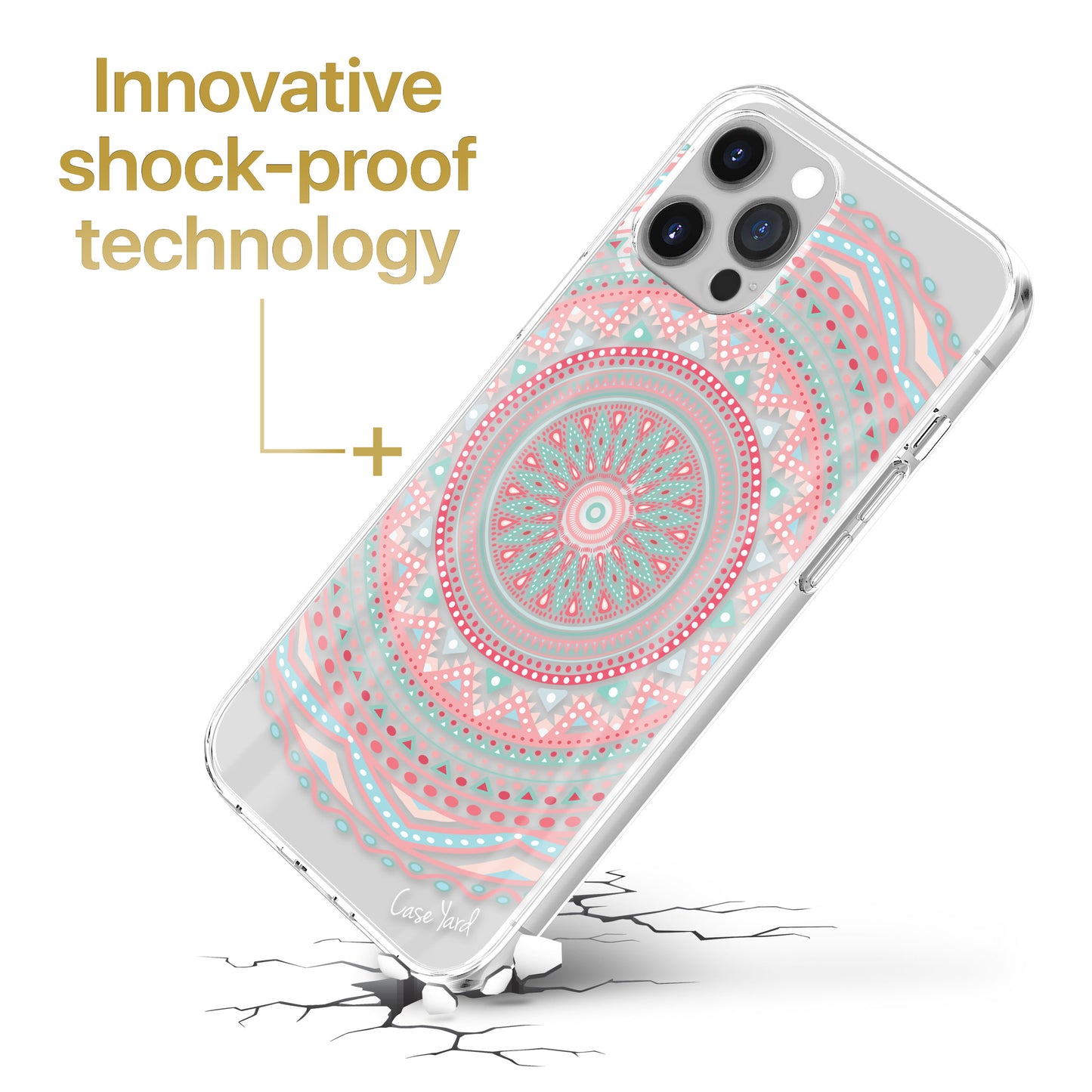 Anna Mandala TPU Clear Phone Case for iPhone & Samsung Phones