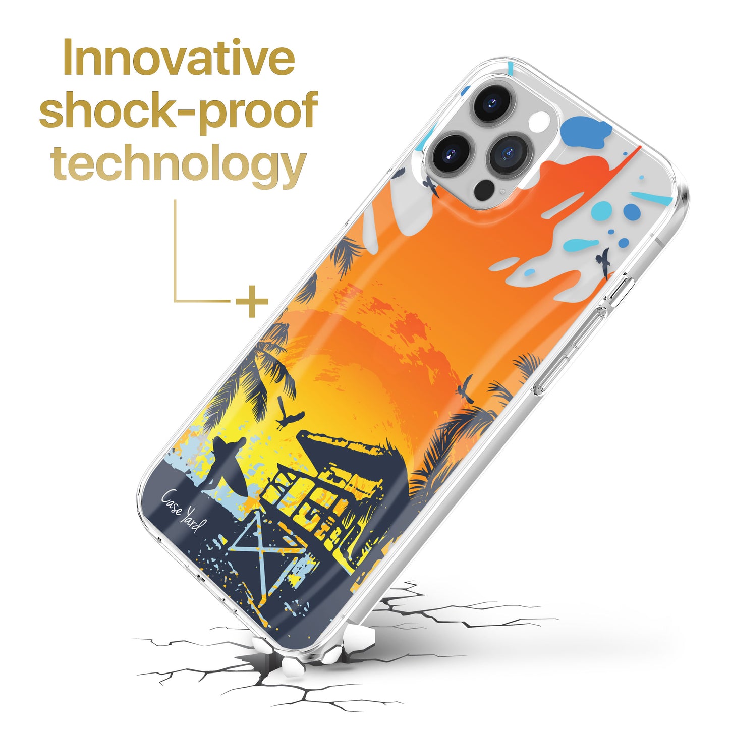 Lifeguard TPU Clear Phone Case for iPhone & Samsung Phones