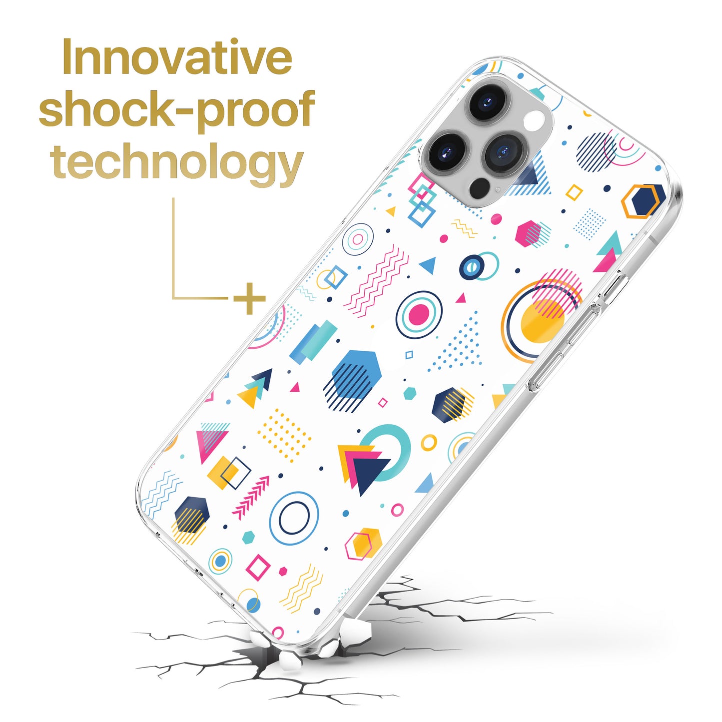 Geomac TPU Clear Phone Case for iPhone & Samsung Phones