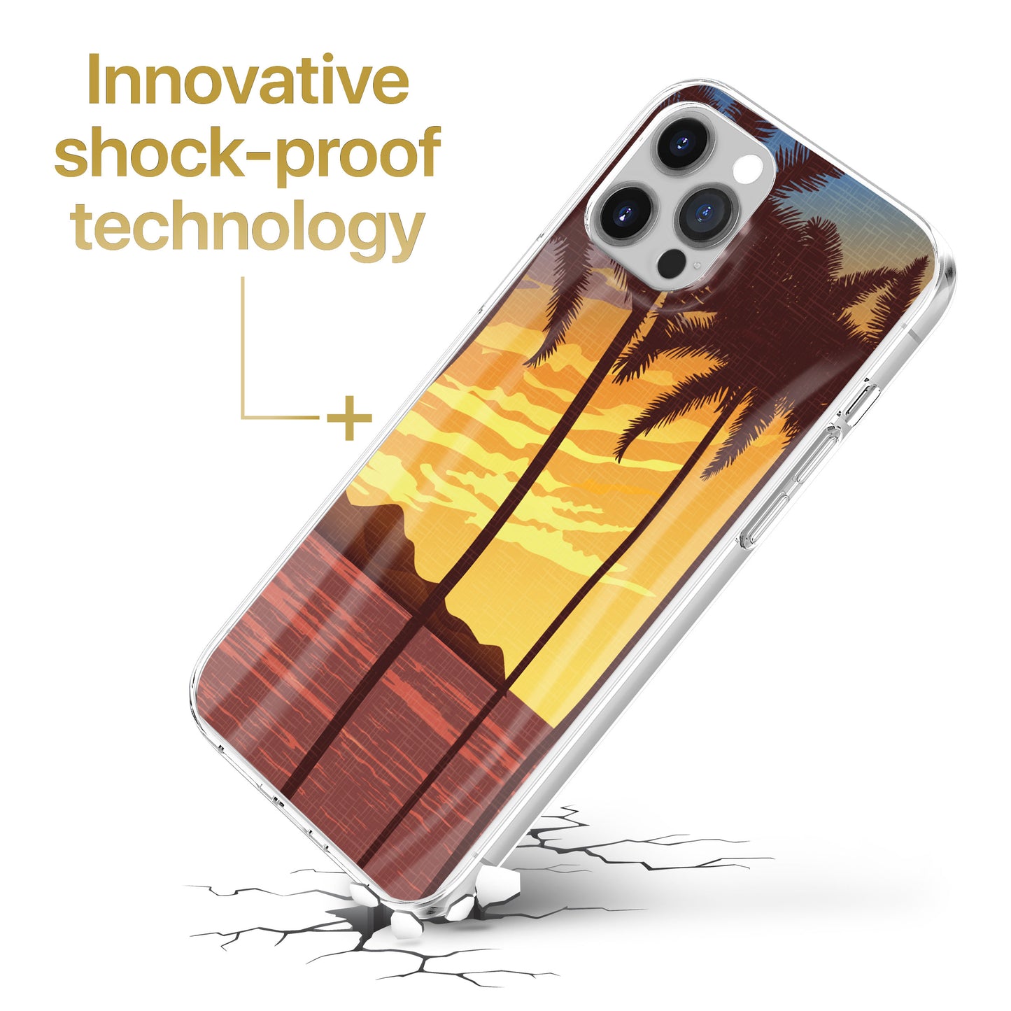 Hawaii TPU Clear Phone Case for iPhone & Samsung Phones
