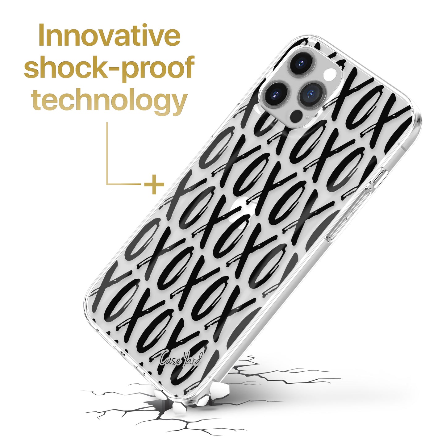 XOXO TPU Clear Phone Case for iPhone & Samsung Phones