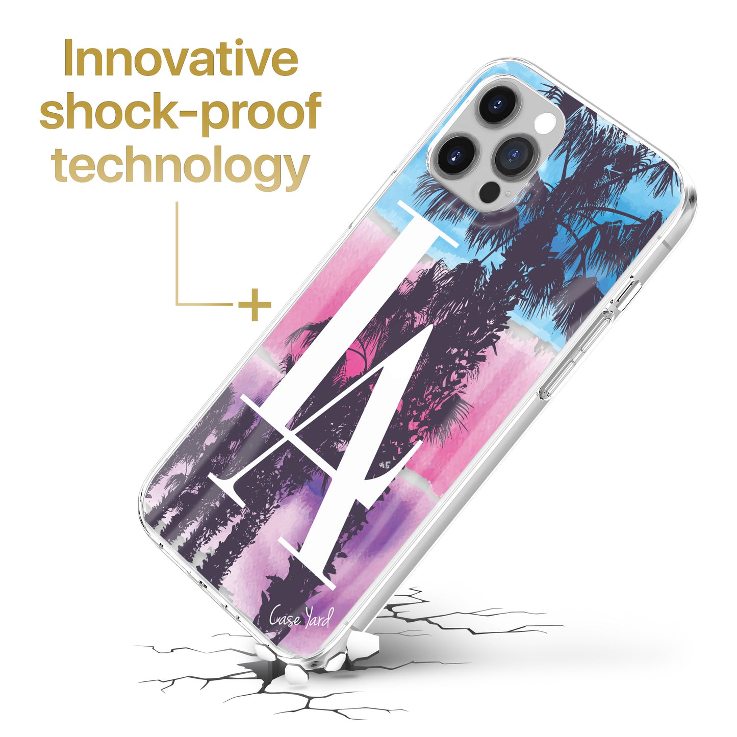 LA TPU Clear Phone Case for iPhone & Samsung Phones