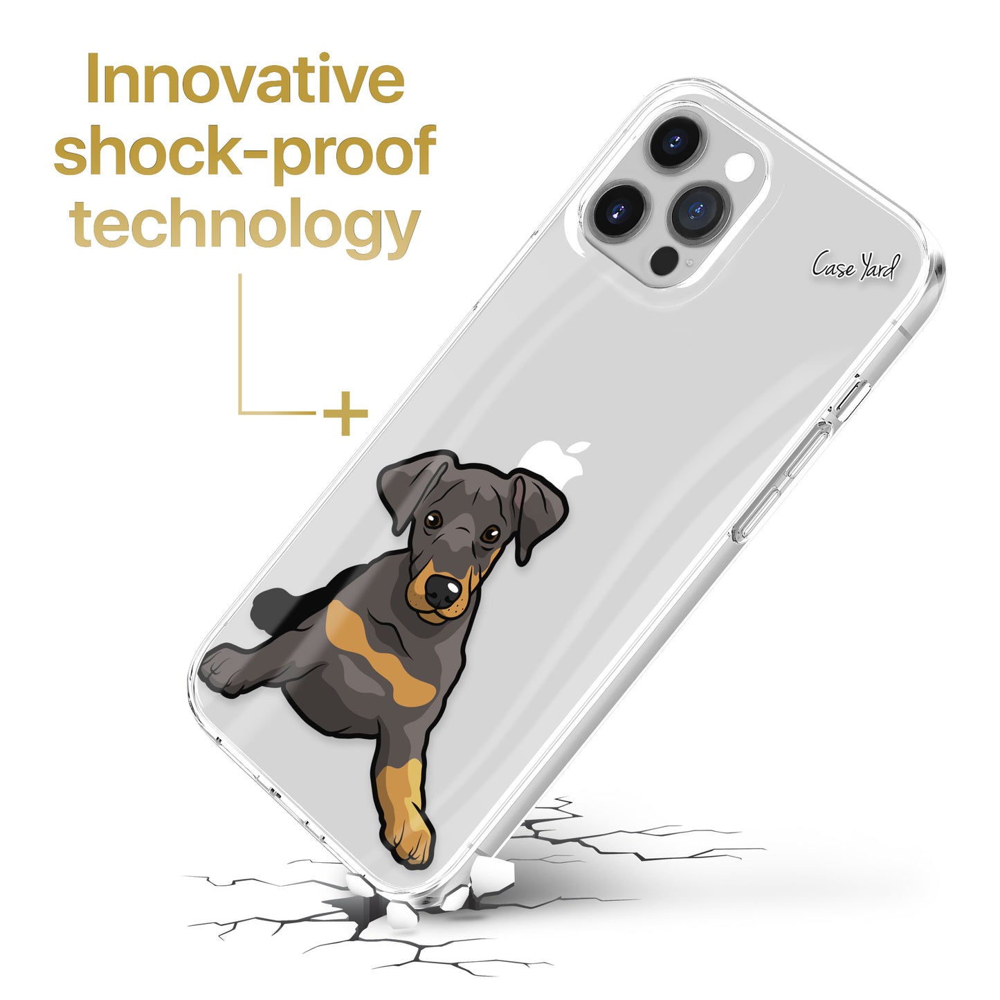 Pincher TPU Clear Phone Case for iPhone & Samsung Phones