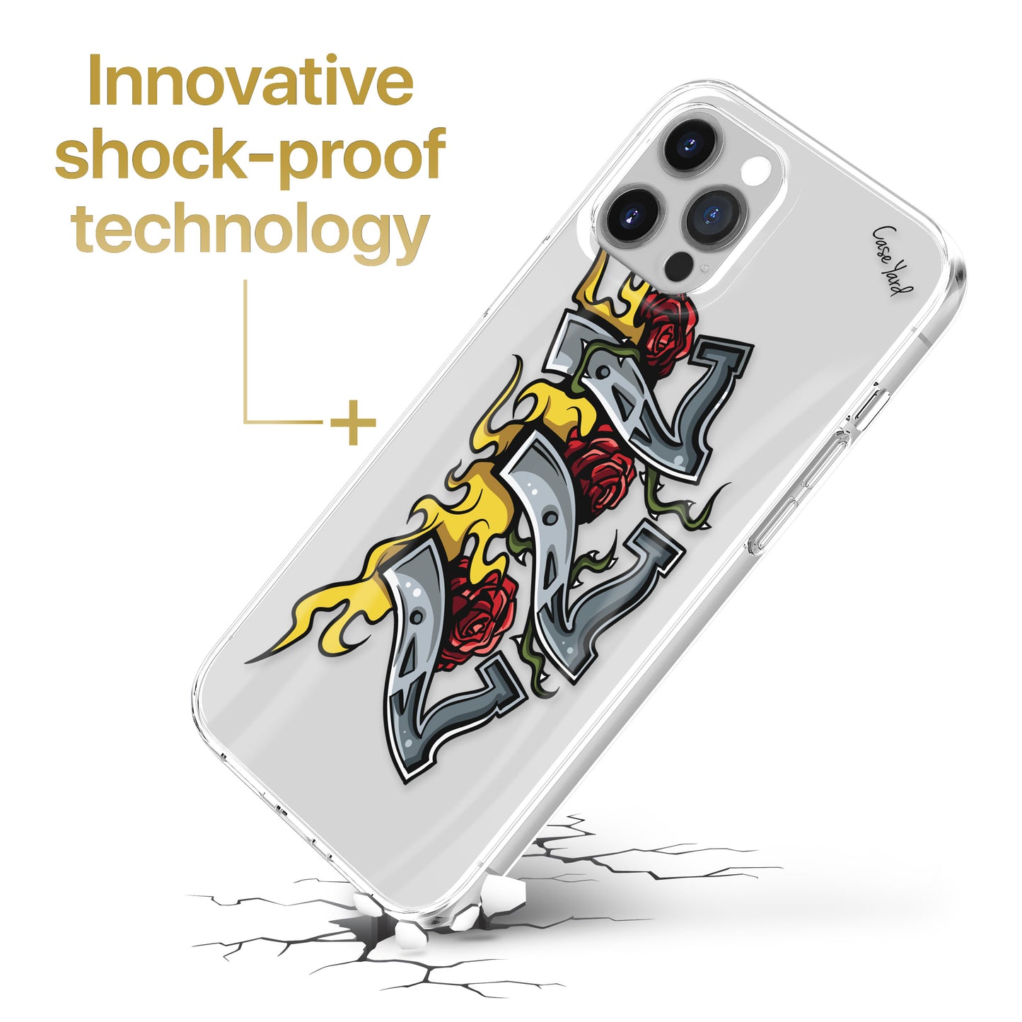 777 TPU Clear Phone Case for iPhone & Samsung Phones