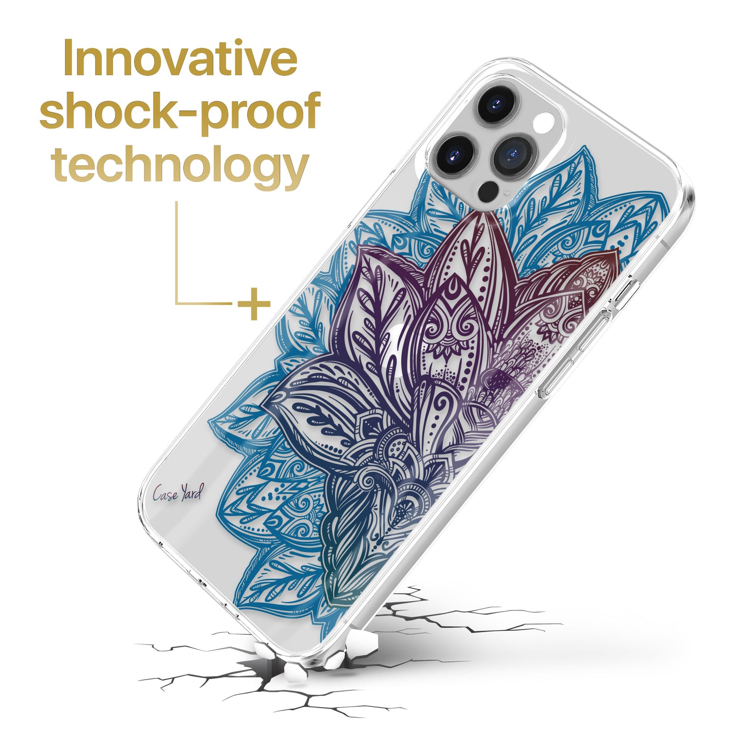 Astra Mandala TPU Clear Phone Case for iPhone & Samsung Phones