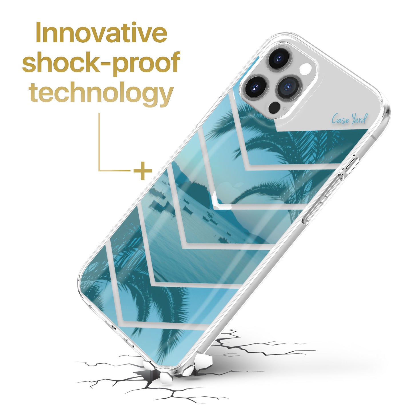 Paradise TPU Clear Phone Case for iPhone & Samsung Phones