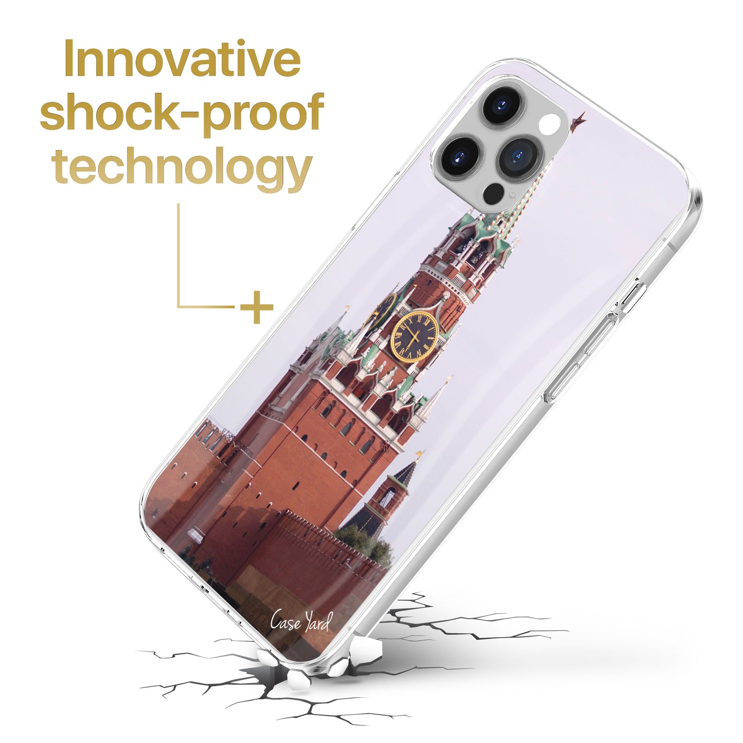 Kremlin TPU Clear Phone Case for iPhone & Samsung Phones