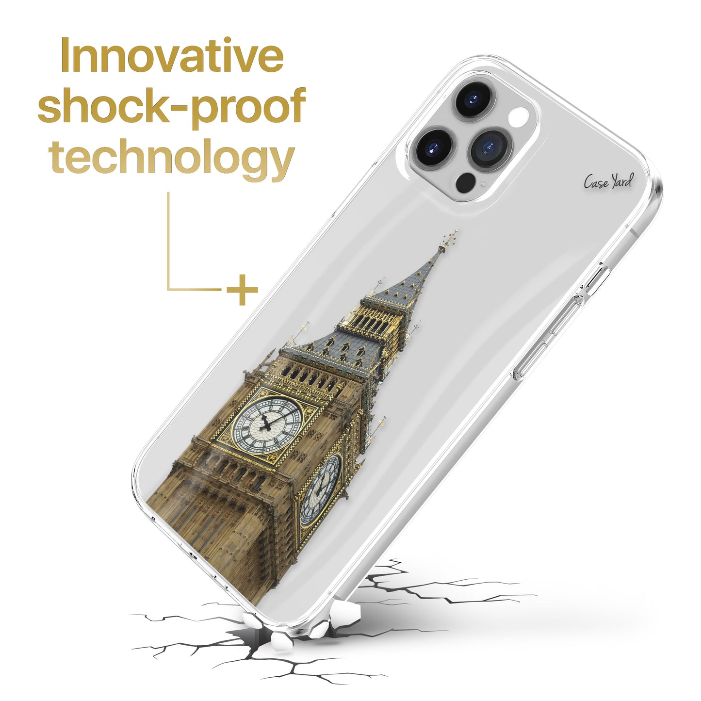 London Big Ben TPU Clear Phone Case for iPhone & Samsung Phones