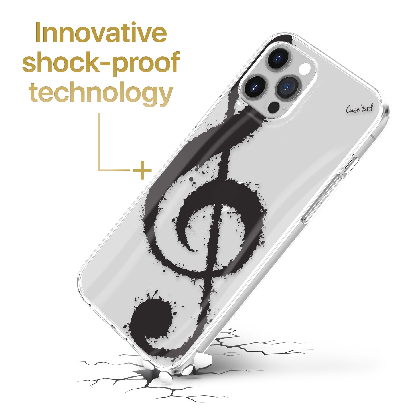Music Is The Answer TPU Clear Phone Case for iPhone & Samsung Phones