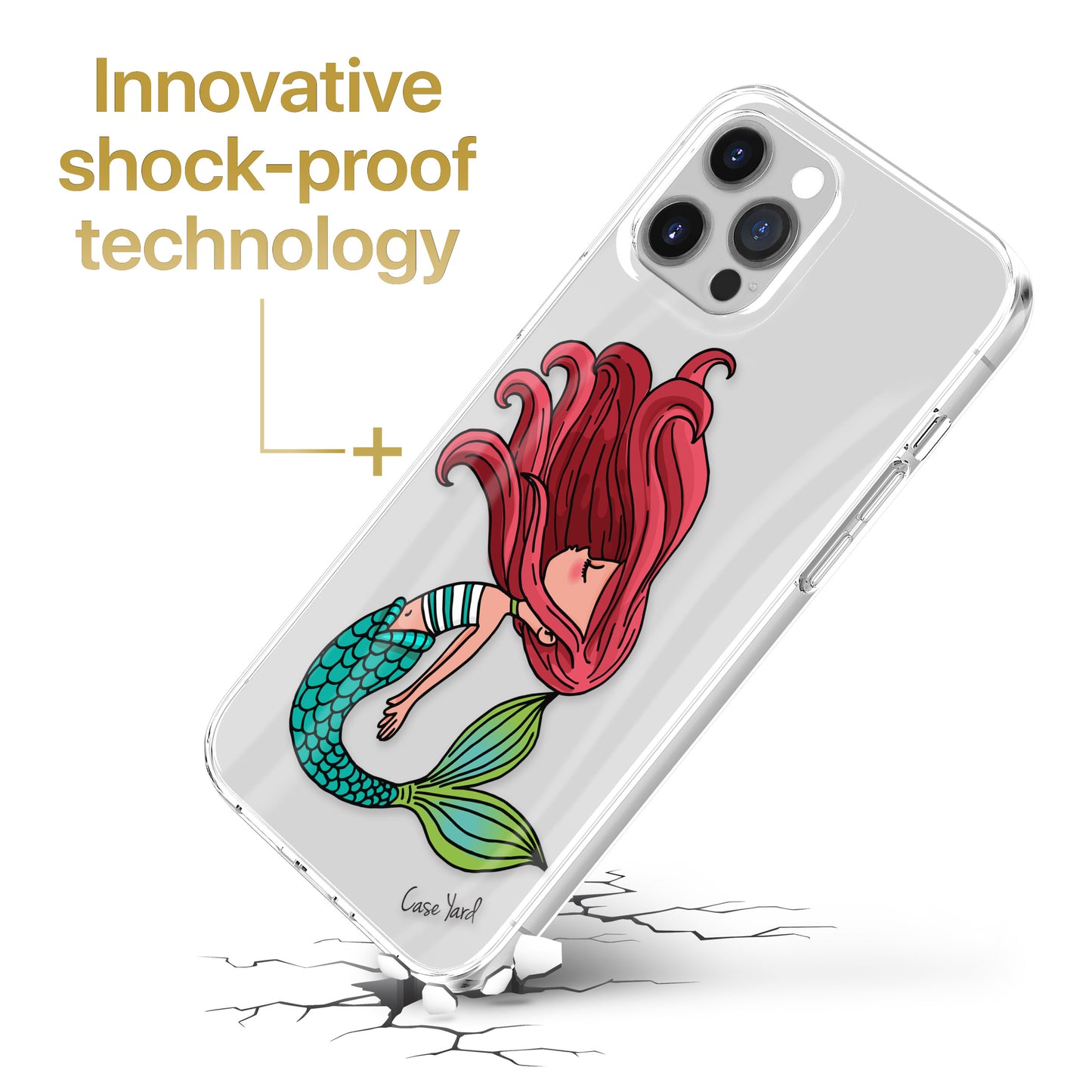 Princess of the Sea TPU Clear Phone Case for iPhone & Samsung Phones