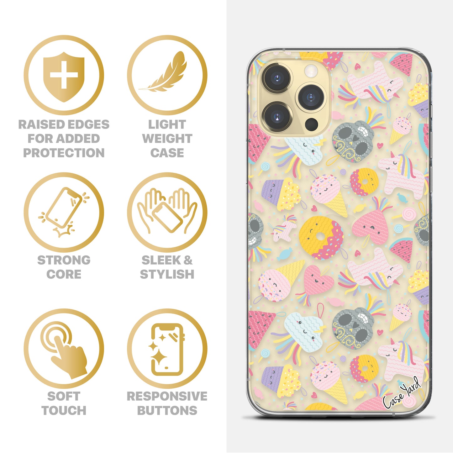 Pinata TPU Clear Phone Case for iPhone & Samsung Phones