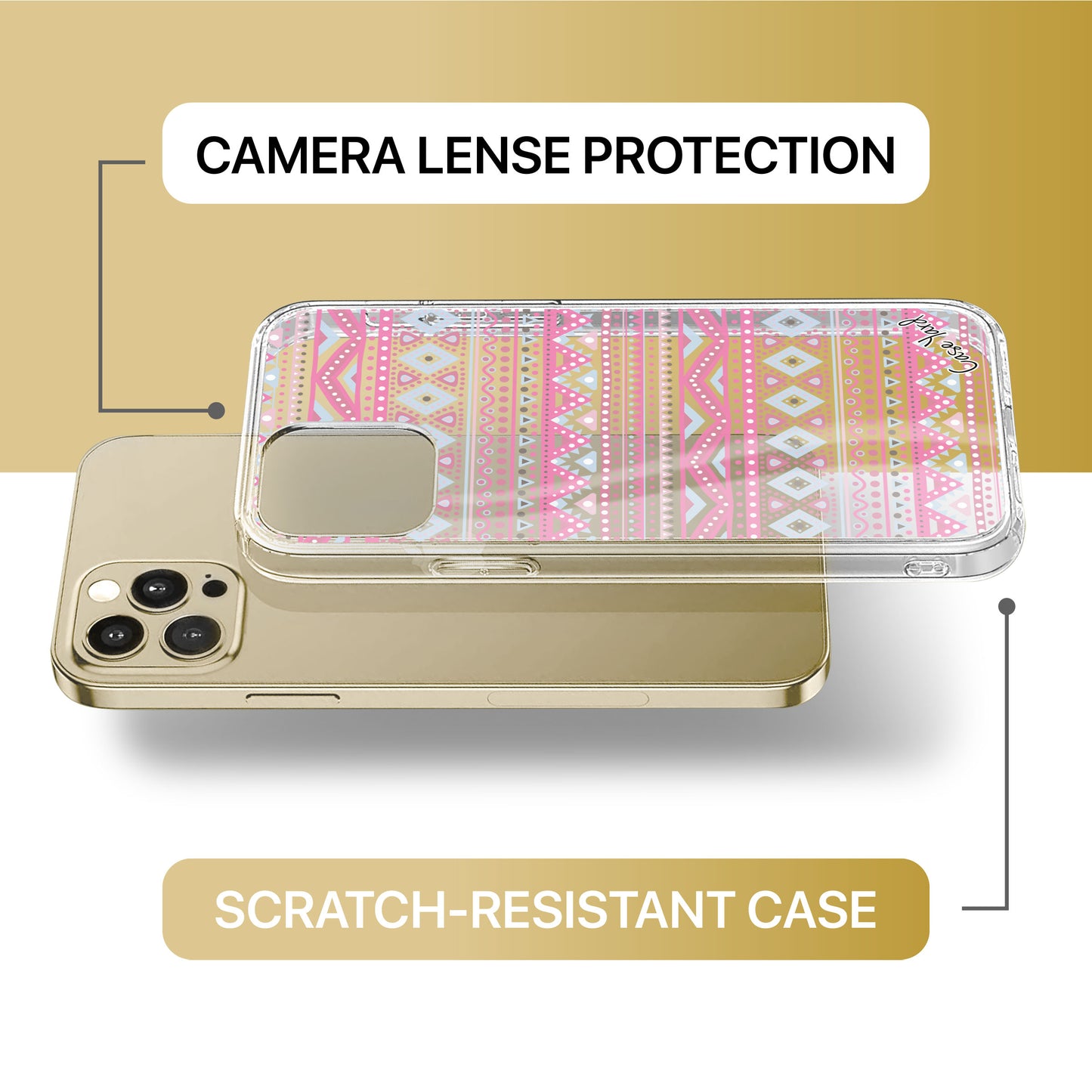 Intrible TPU Clear Phone Case for iPhone & Samsung Phones