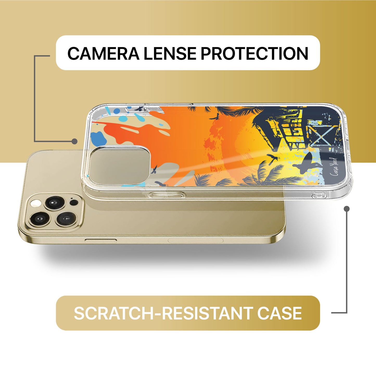Lifeguard TPU Clear Phone Case for iPhone & Samsung Phones