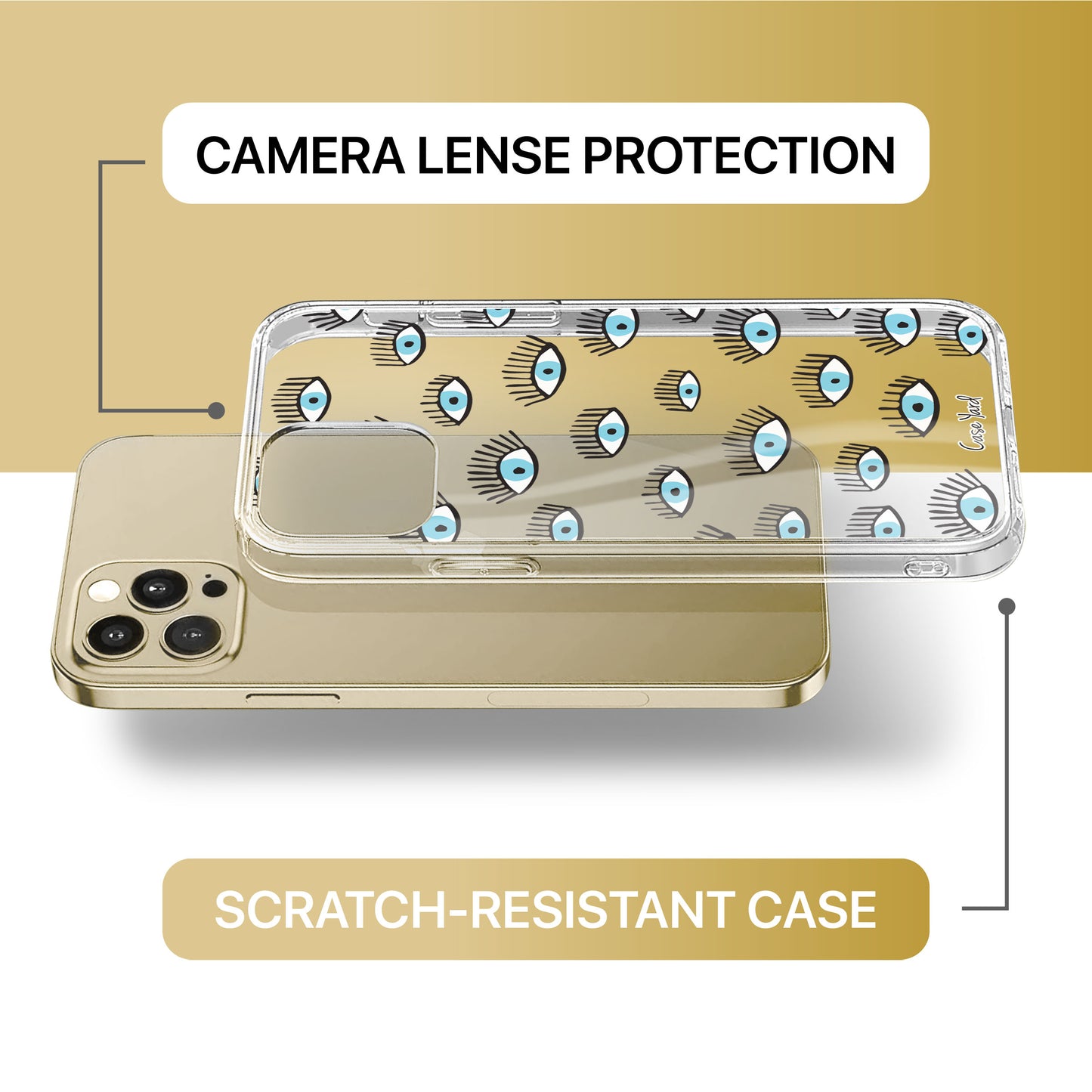 All Seeing Eyes TPU Clear Phone Case for iPhone & Samsung Phones