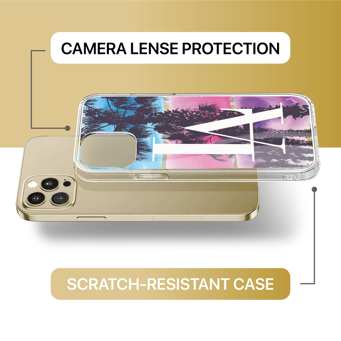LA TPU Clear Phone Case for iPhone & Samsung Phones