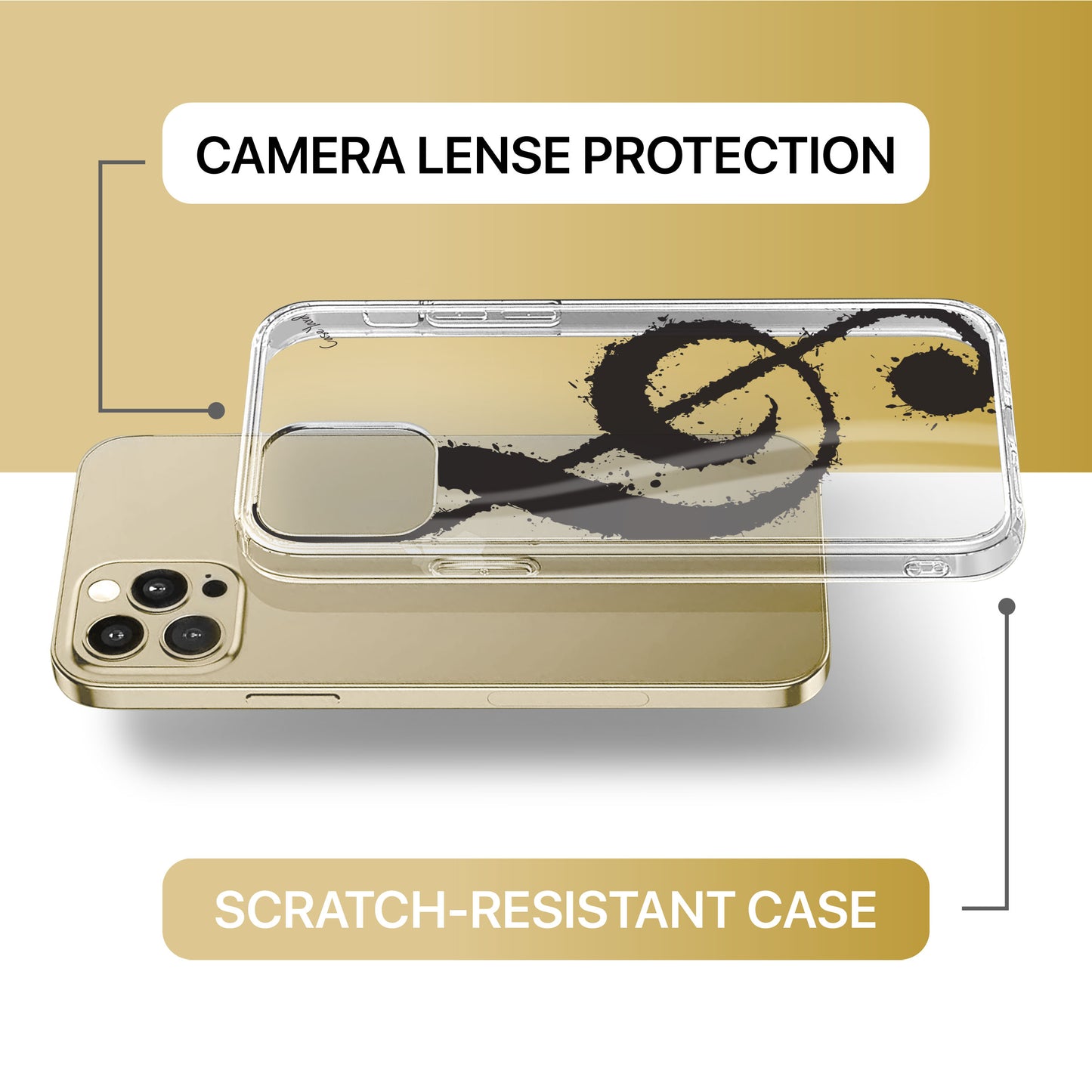 Music Is The Answer TPU Clear Phone Case for iPhone & Samsung Phones