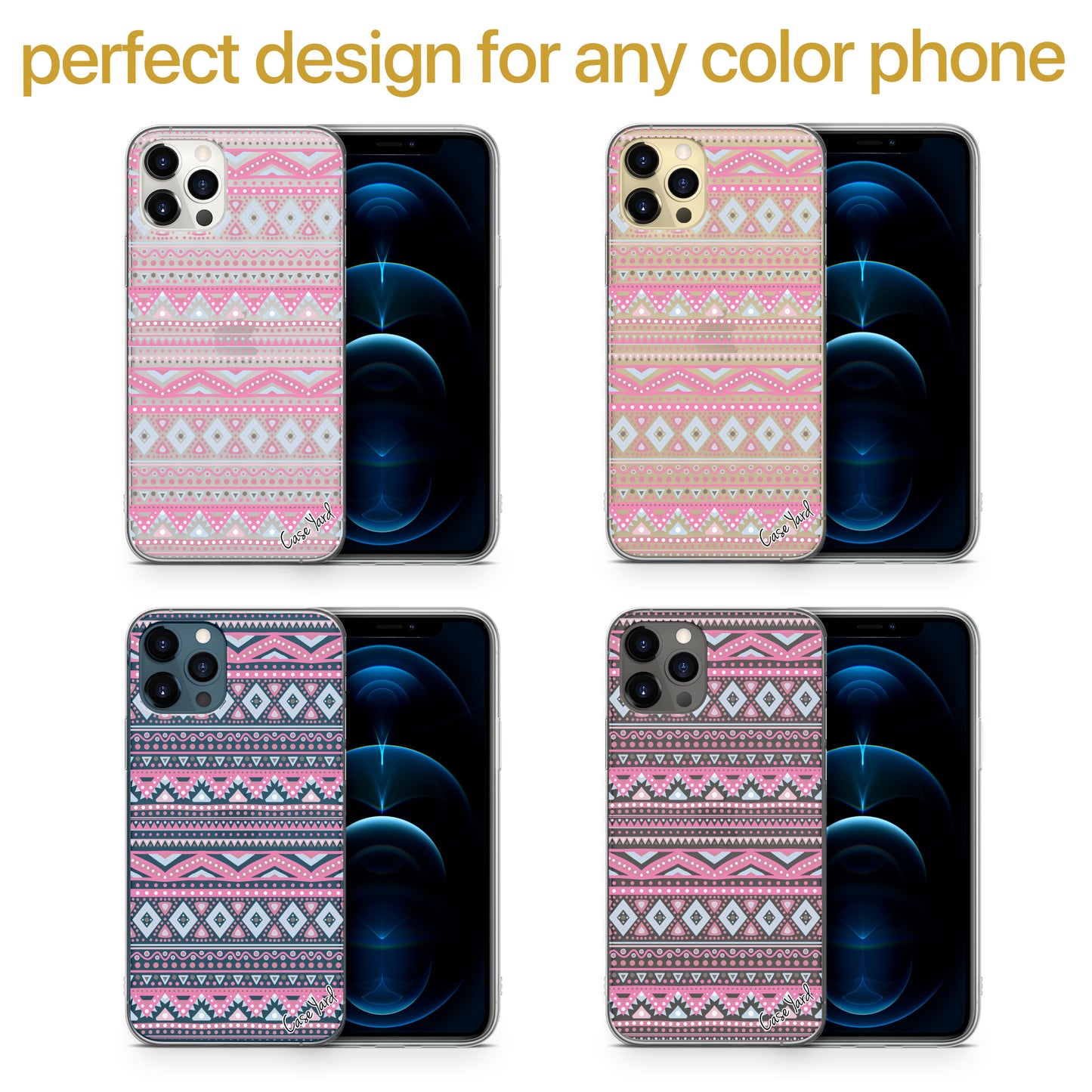 Intrible TPU Clear Phone Case for iPhone & Samsung Phones