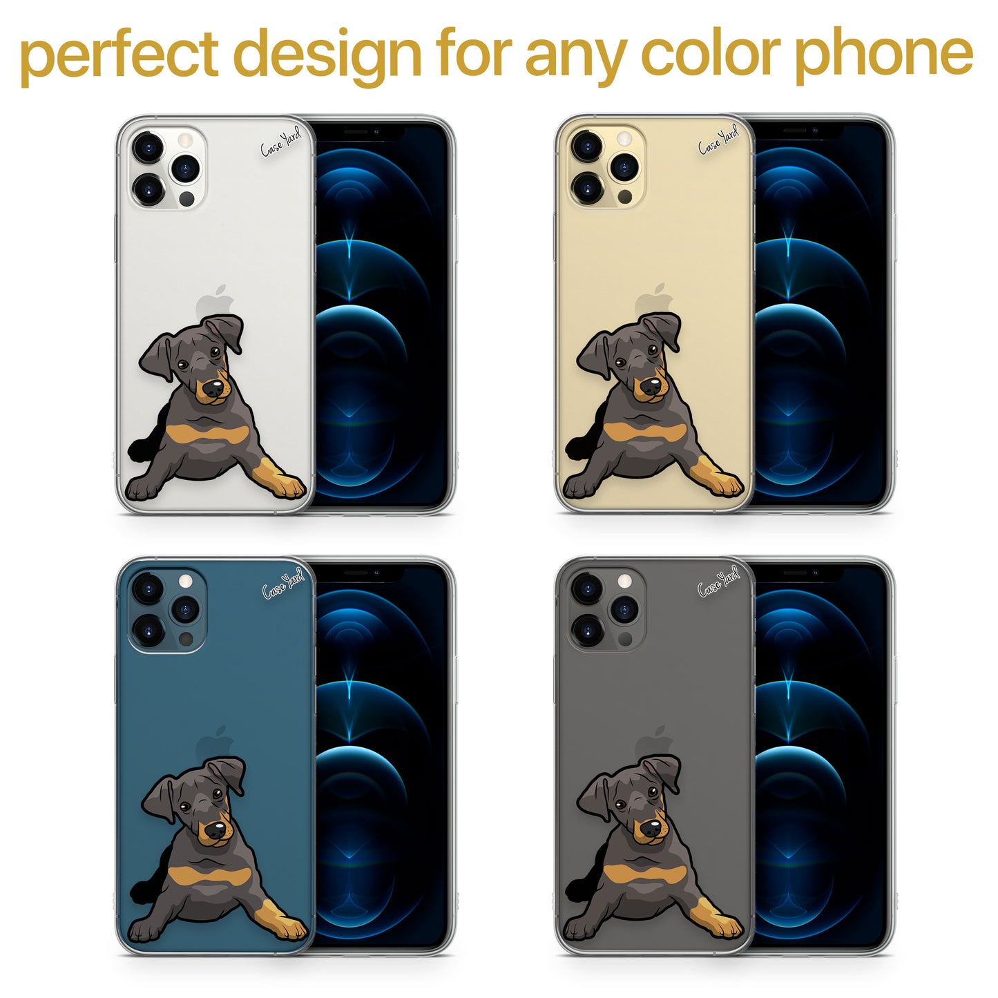 Pincher TPU Clear Phone Case for iPhone & Samsung Phones