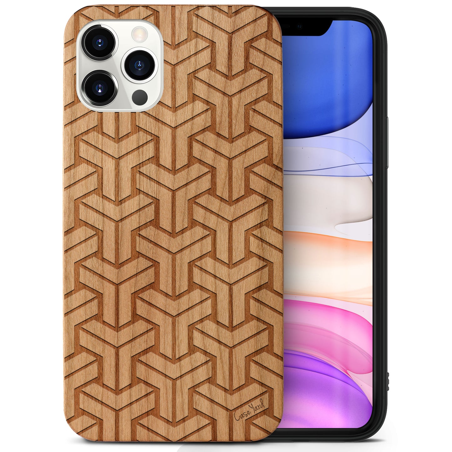 Pineapple Express Best Buds Wooden Laser Engraved Phone Case for iPhone