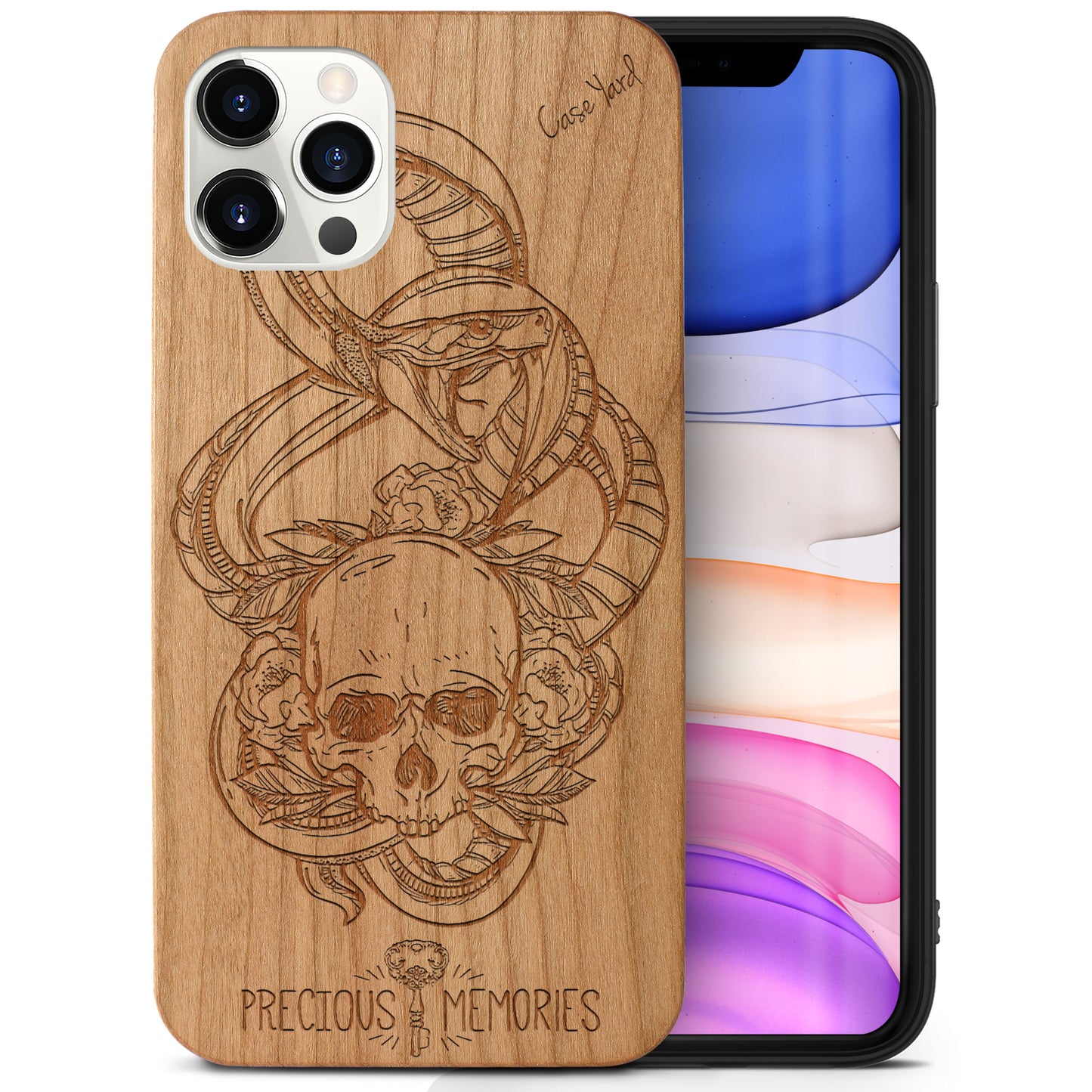 Precious Memories Wooden Laser Engraved Phone Case for iPhone