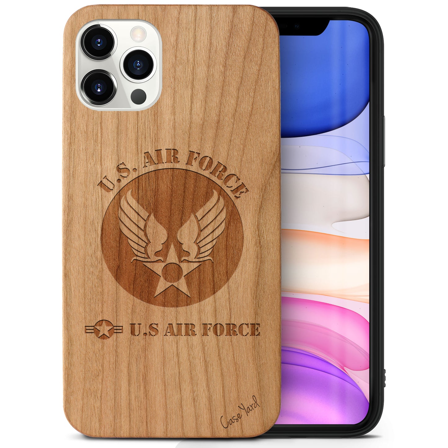 Air Force 2 Wooden Laser Engraved Phone Case