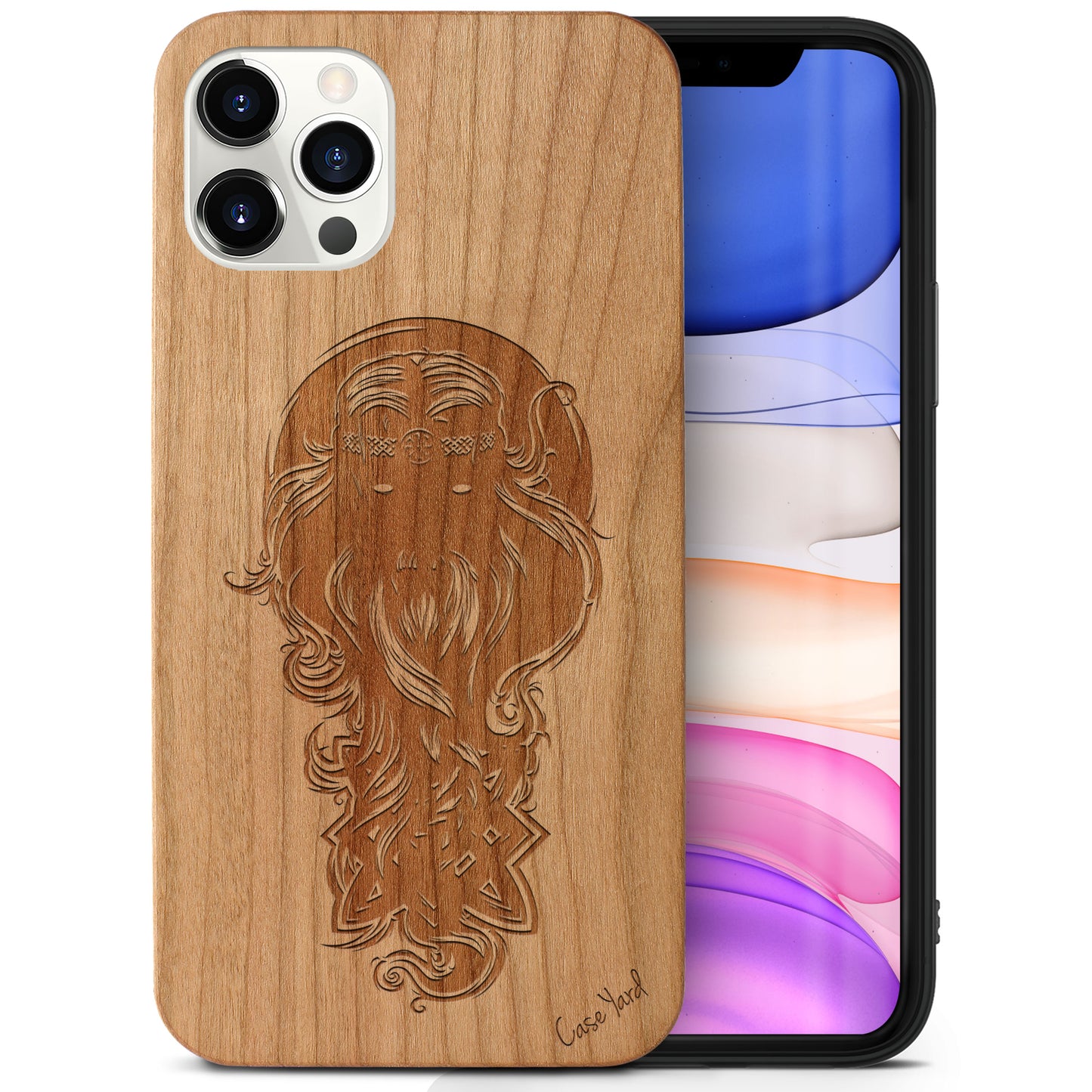 Svarog Wooden Laser Engraved Phone Case for iPhone